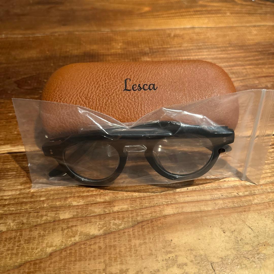 クラウンパント 黒ぶち眼鏡 レスカ ギュパール フレンチビンテージ