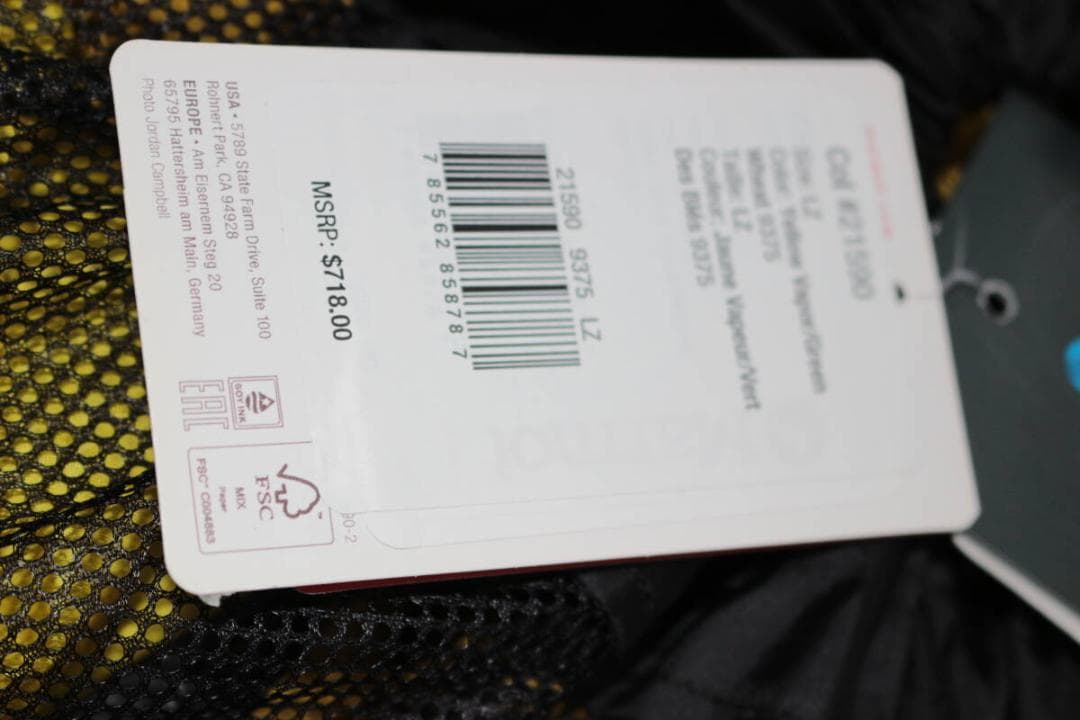 マーモット Marmot　COL　-29℃　L　800+FP　防水透湿シェル