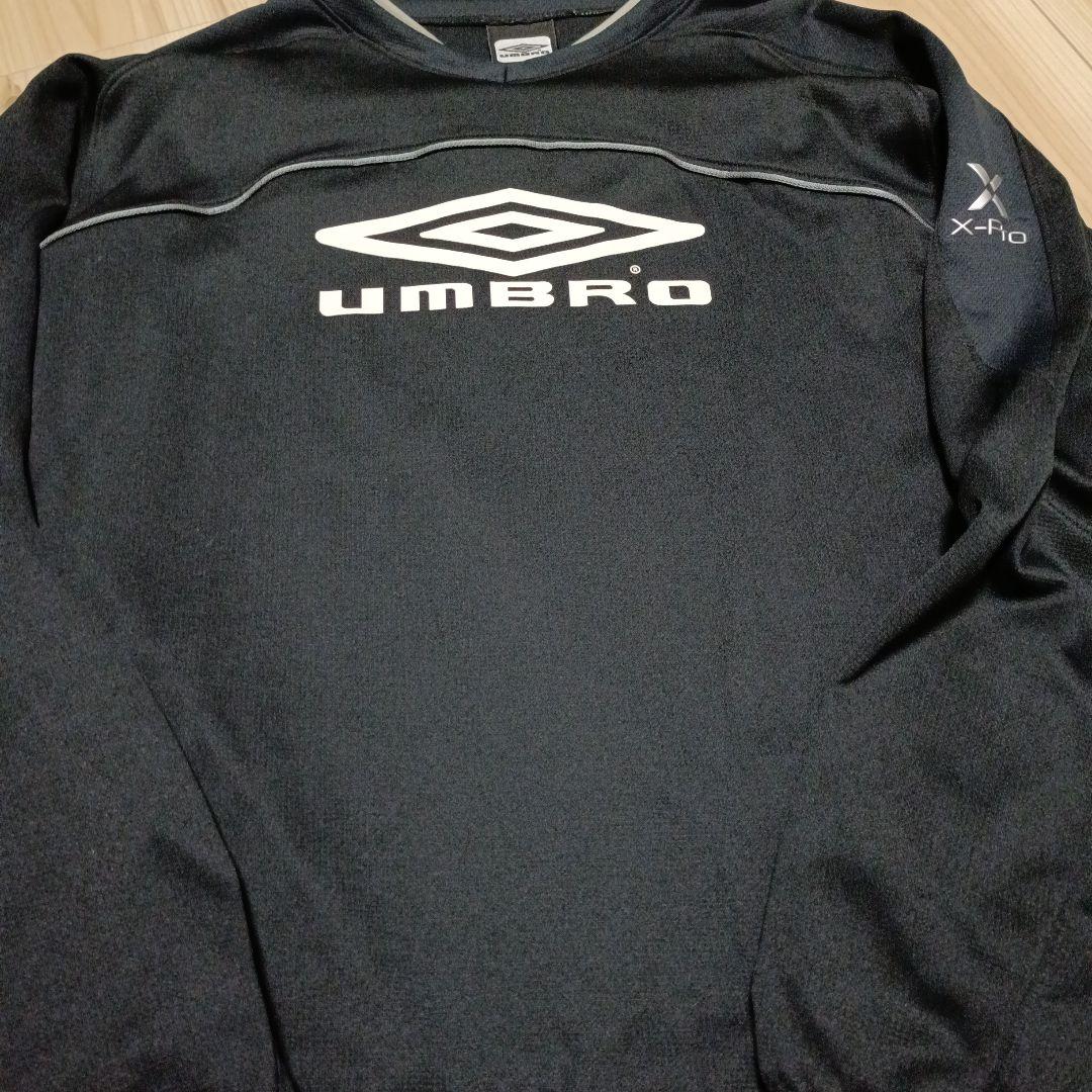UMBRO アンブロ 90s 00s 両面 ビッグロゴ ゲームシャツ テック系の通販