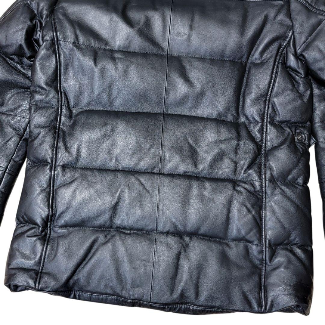 MALE&CO 極上の暖かさと上質さを纏う レザーキルティングダウン