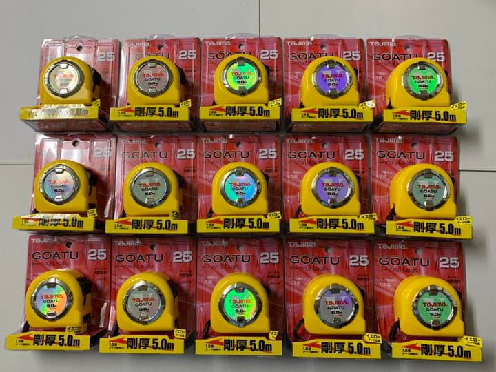 タジマ スケール 剛厚ロック25 GAL25-50BL×15個 タジマ スケール GAL25-50BL 剛厚ロック-25 コンベックス メジャー