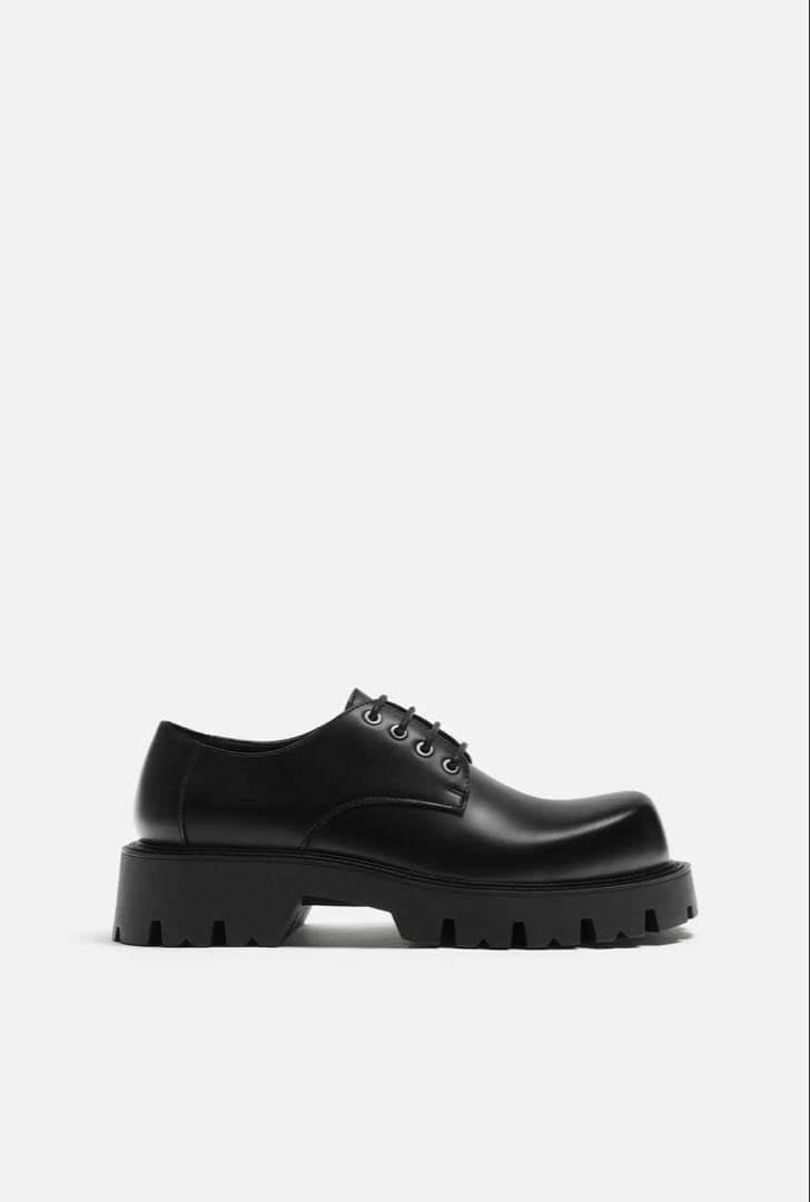 ZARA ボリュームソールシューズ 42 27cm - メルカリ