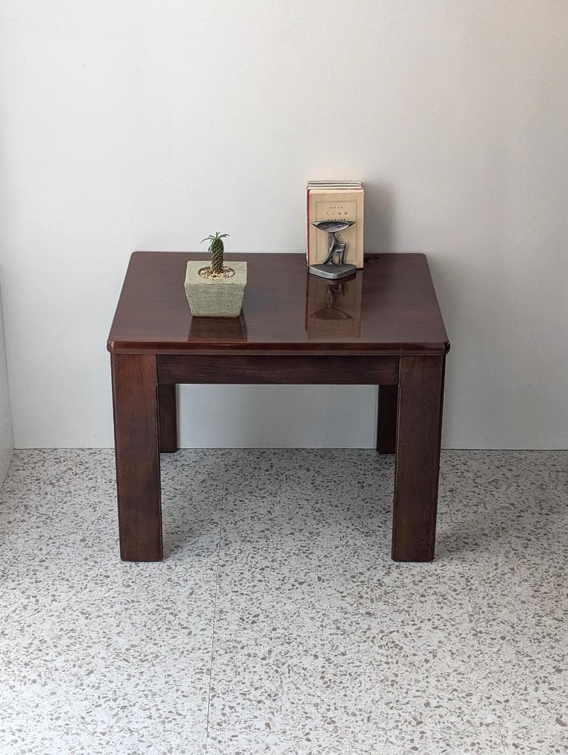 80s ビンテージ ウッド リビングテーブル ミッドセンチュリー 北欧 ブラウン ミッドセンチュリーローテーブル | ヴィンテージ感漂うデザインと