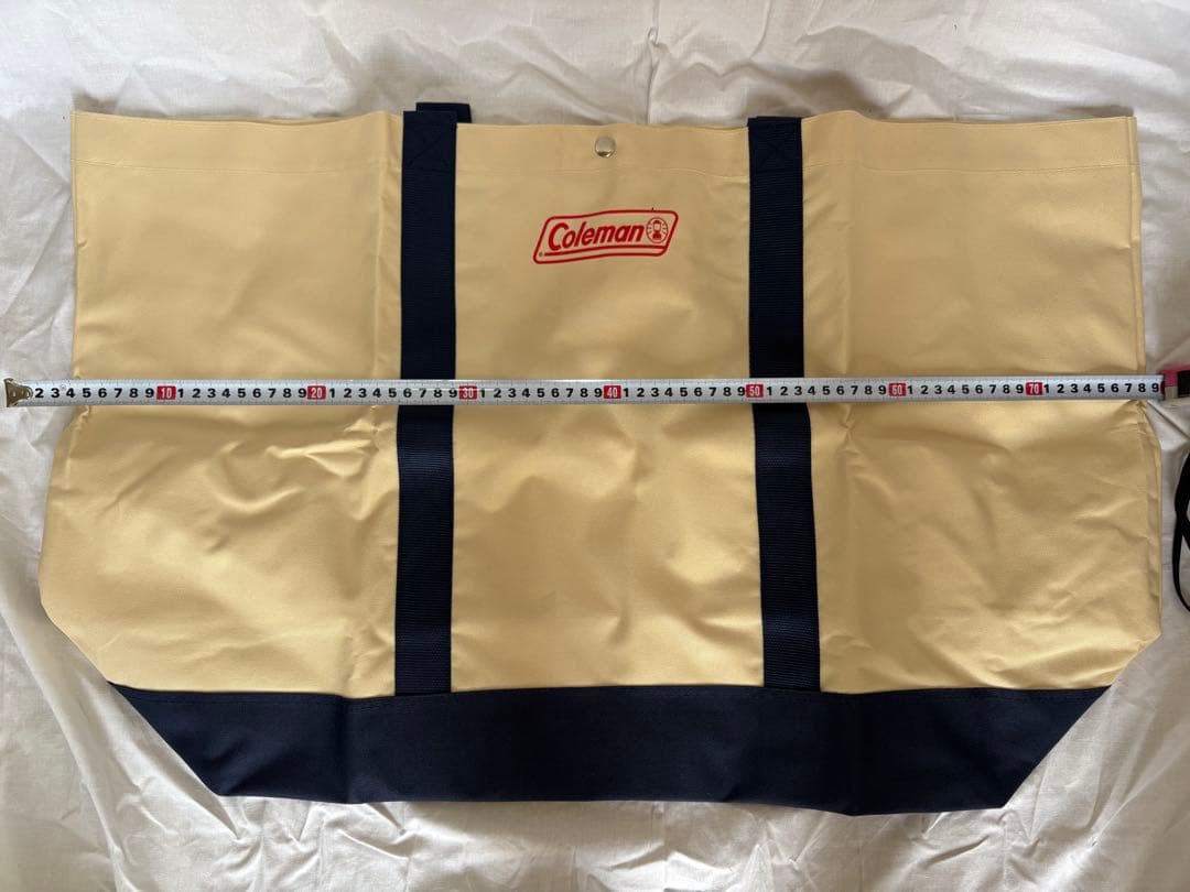 未使用 希少な廃盤品！コールマン製チェア(ベージュ)、テーブル