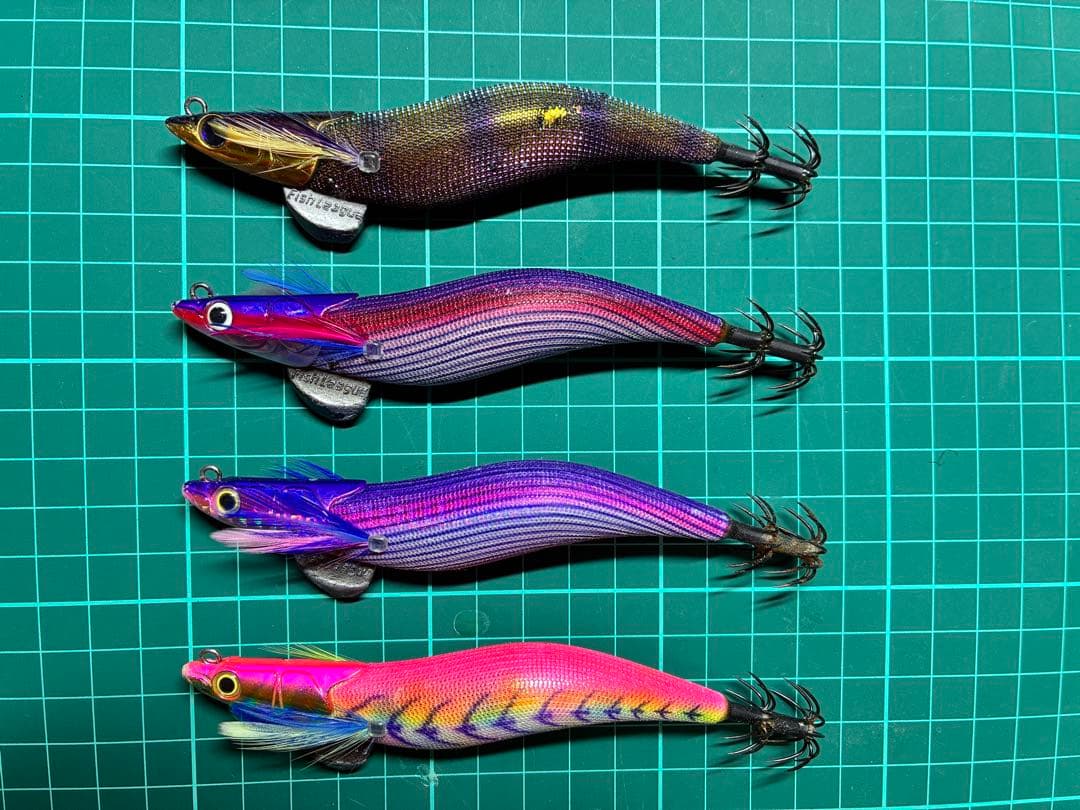 エギ・ダートマックス12本まとめ売り(4号・3.5号・3号・2.5号)セット