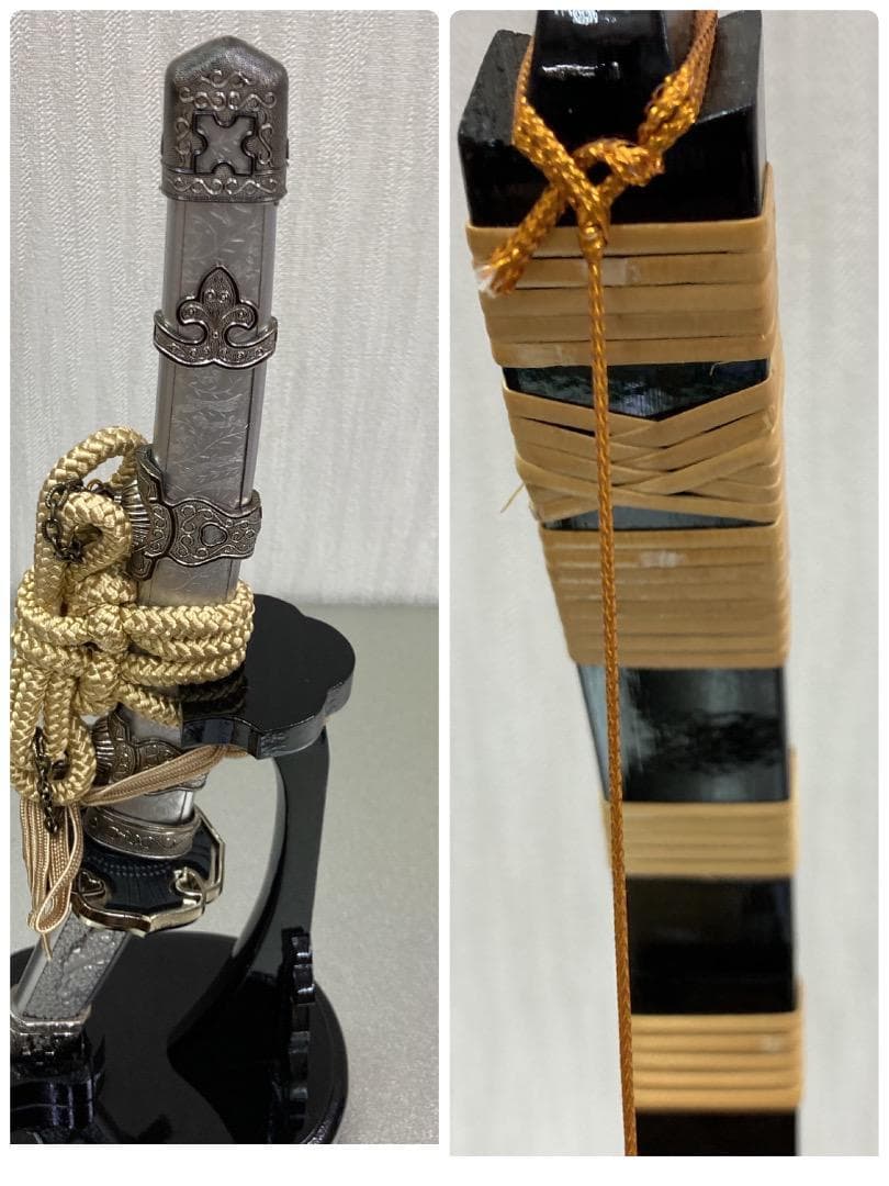 E2 弓太刀13号のみ 彫金彫り加工付 五月人形付属 5月鎧兜飾付属 - メルカリ