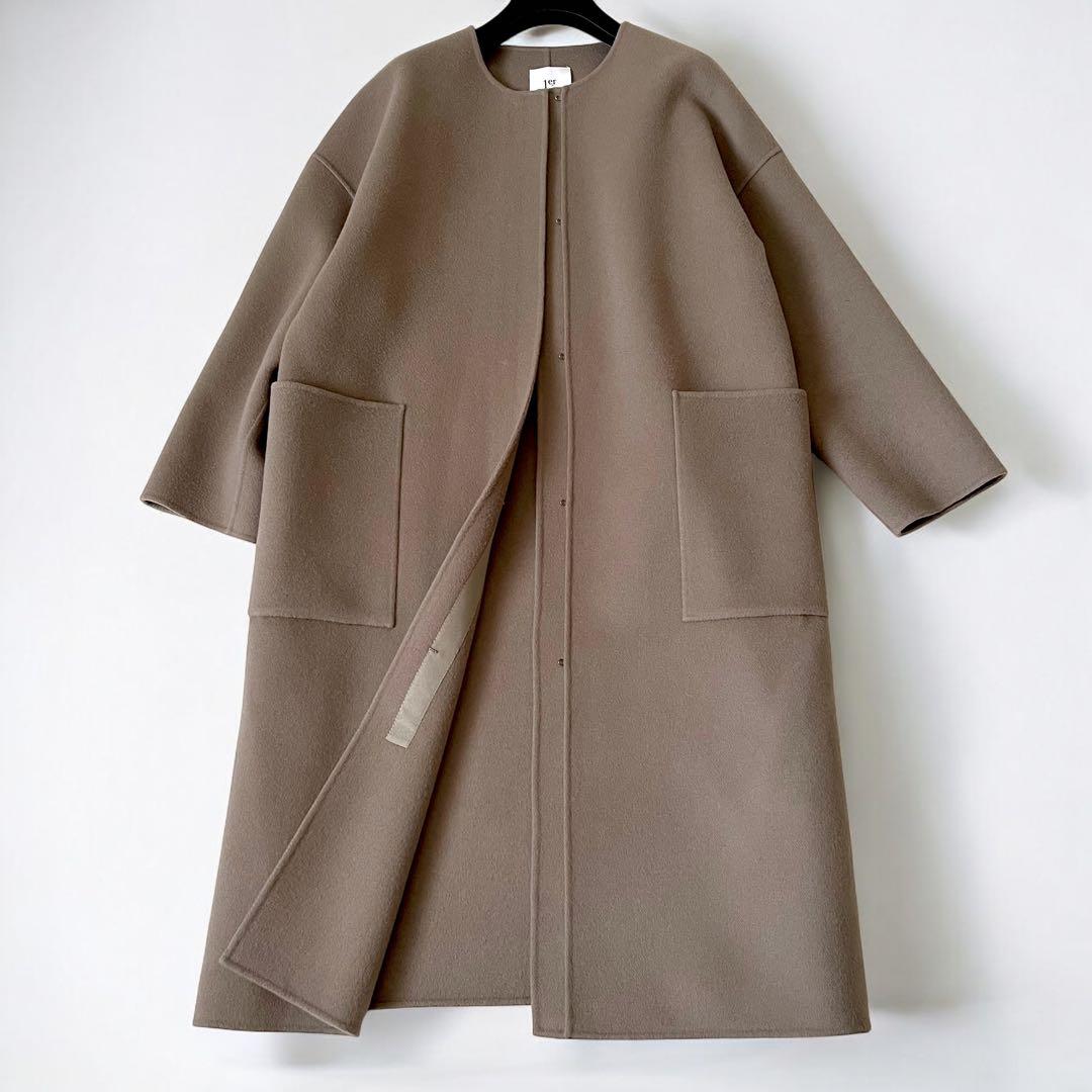 chico様専用 美品プルミエアロンディスモン ウールビーバーノーカラー