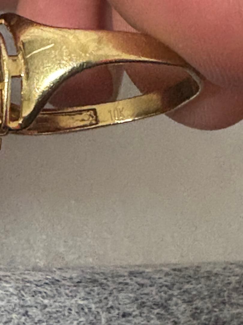 AVALANCHE 10K ゴールド ストーンリング 8号号