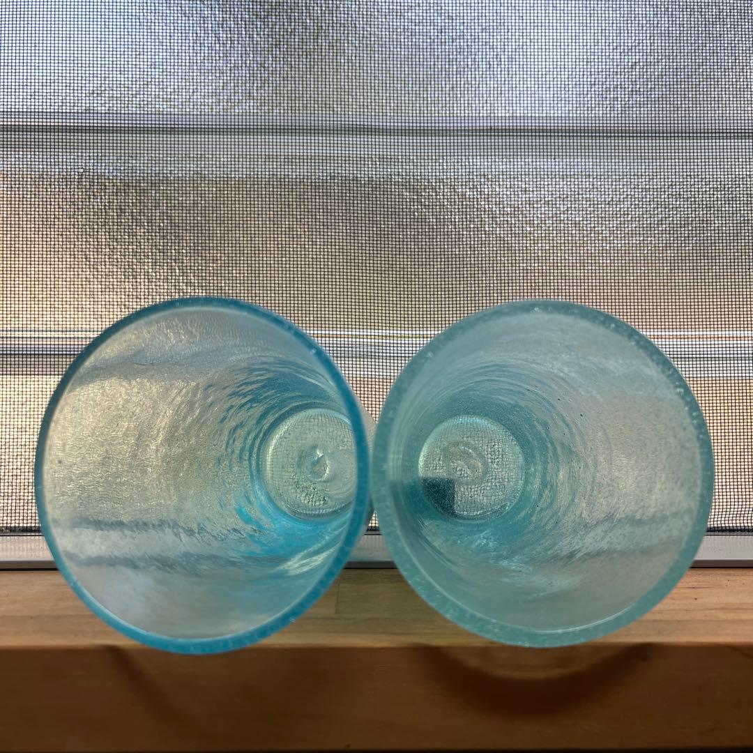 横山秀樹 グラス 吹きガラス 泡