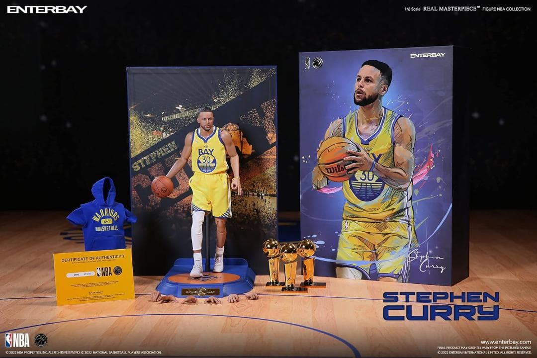 リアルマスターピース NBAコレクション ステフィン・カリー 1/6 フィギュア リアルマスターピース NBAコレクション/ ステフィン・カリー 1/6