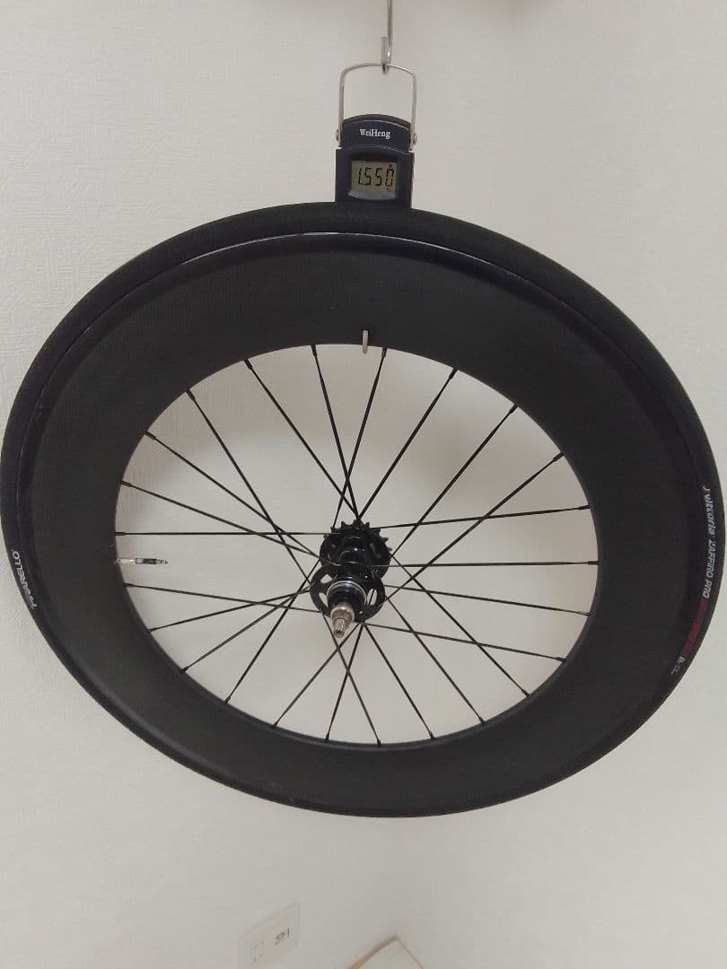 ピストバイク用ディープリムカーボンリアホイールカーボンホイール