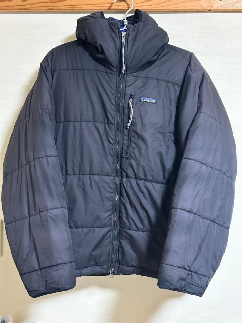 patagonia フード付きダウンジャケット M 黒 パタゴニア Patagonia ダウンジャケット コート PATAGONIA メンズ