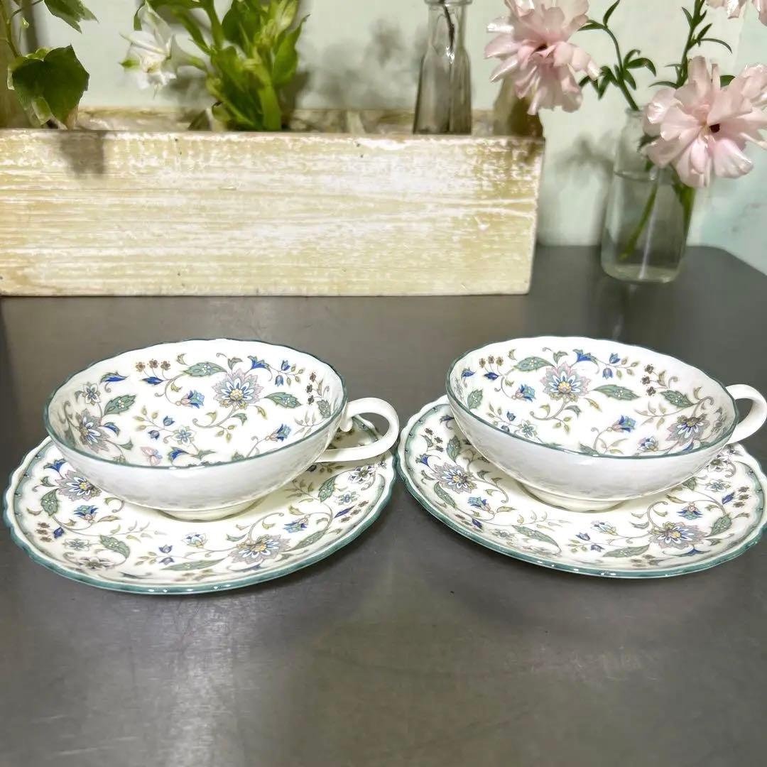 希少レア美品】2客セット ノリタケ カリフパレス ティーカップ