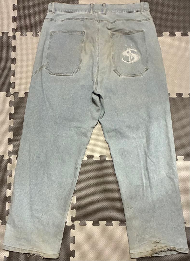yardsale（ヤードセール）ライトブルー スーパーバギーデニム - メルカリ