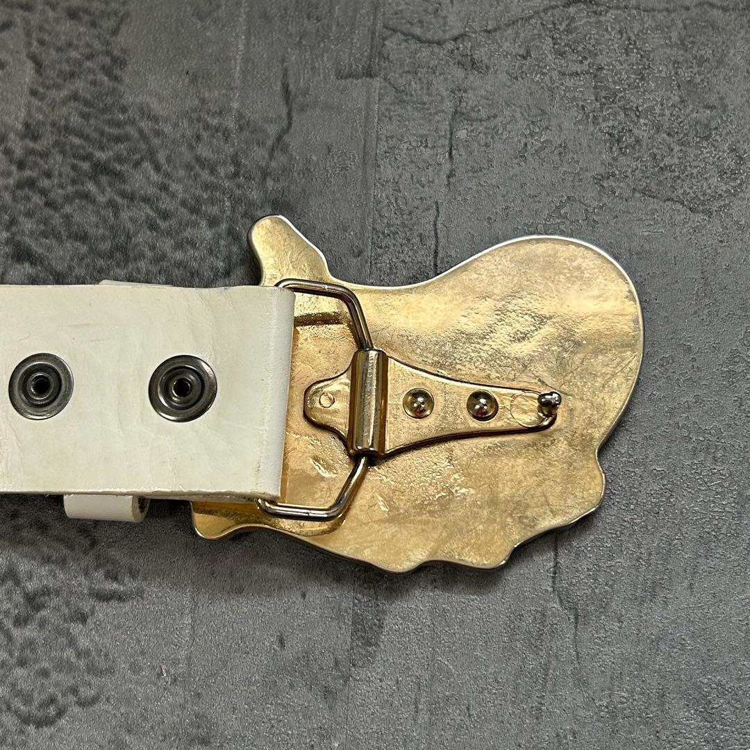 希少DISEL 本革 イタリア製 vintage GUITAR belt ベルト