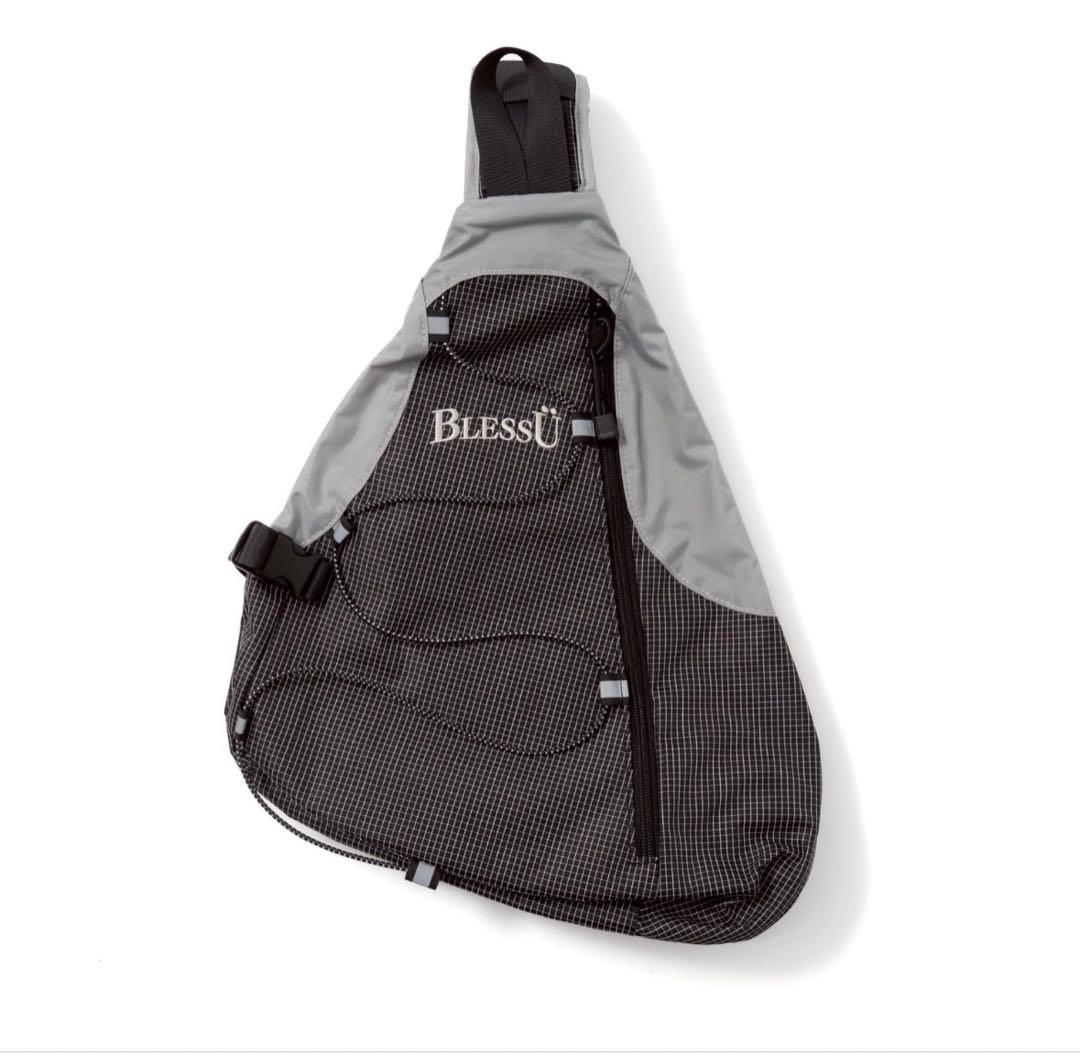 BLESS U（ブレスユー） ショルダーバッグ／ボディバッグ ブラック BLESS U x SPLR Logo Drawstring Bag – YZ