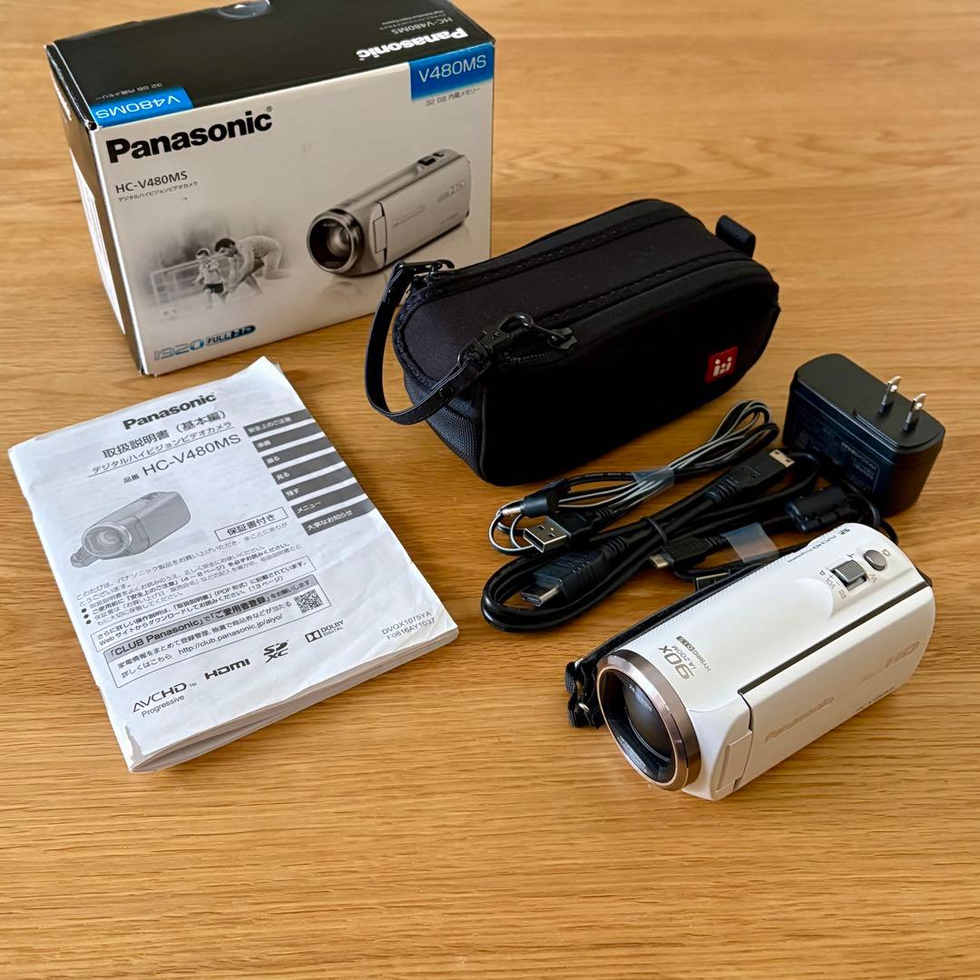 ◆1回使用・美品◆パナソニック ビデオカメラ HC-V480MS ケース オマケ 楽天市場】【送料無料】【楽天ランキング1位獲得】パナソニック HD