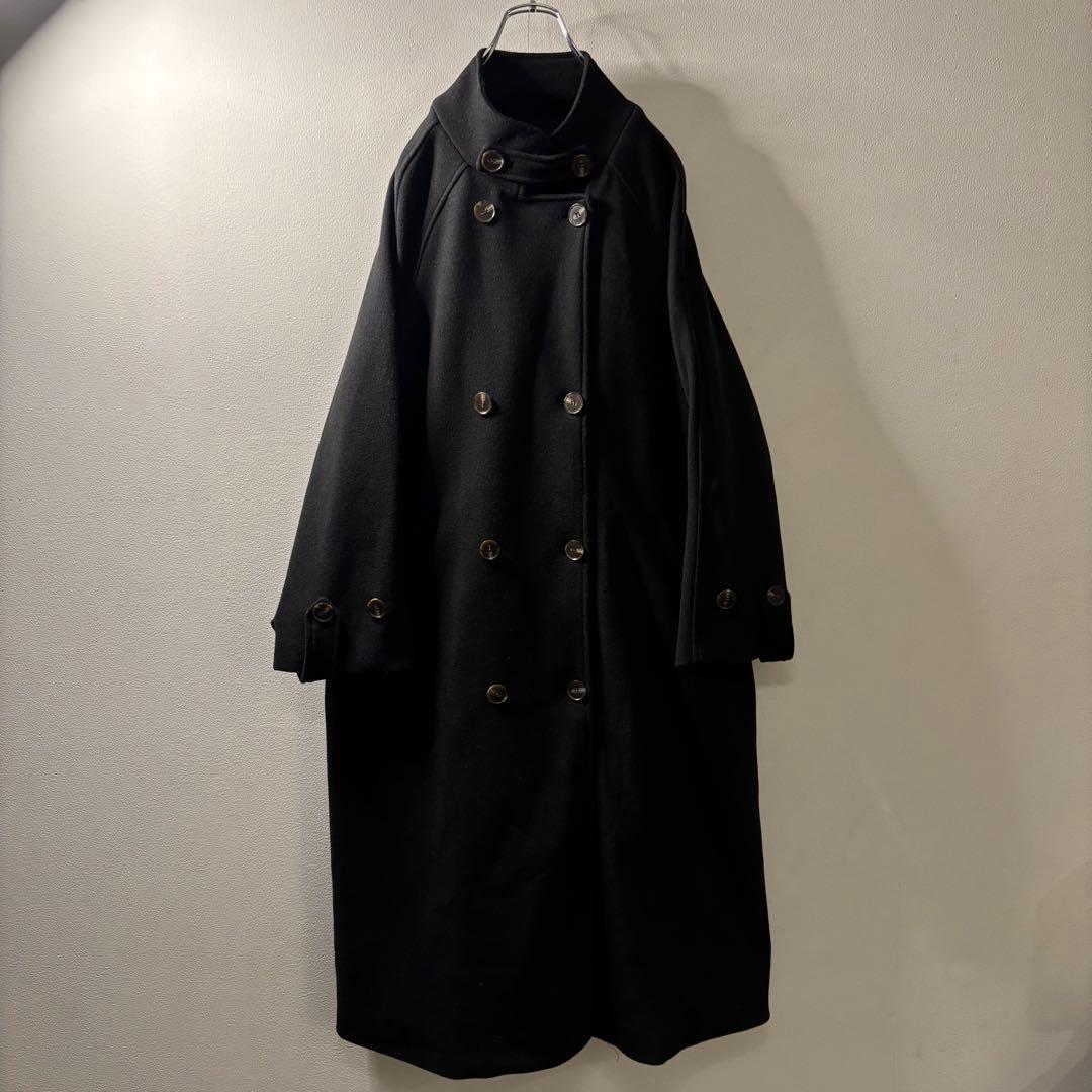 オーバーサイズ チェスターコート ダブルブレスト 黒 ブラック y2k ARMY オーバーサイズ チェスターコート ダブルブレスト 黒 ブラック y2k ARMY