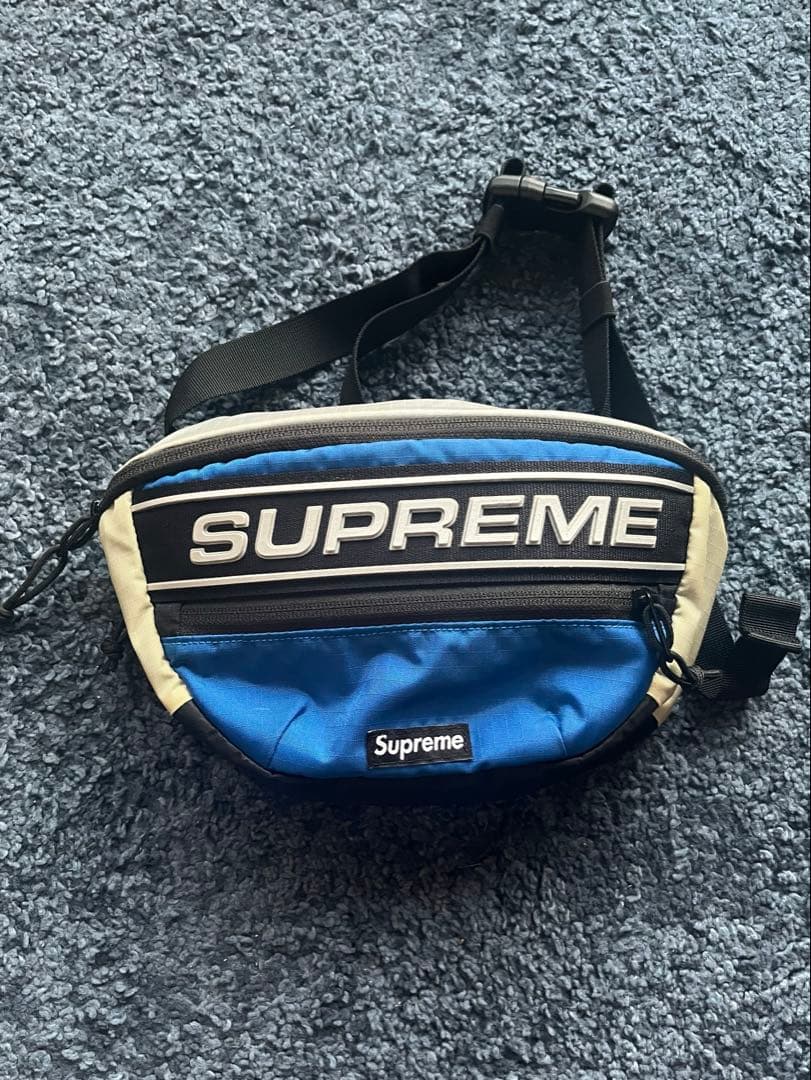 が*読様 23AW Supreme Waist Bag Blue Supreme Waist Bag FW24 | In stock – WEAR43WAY