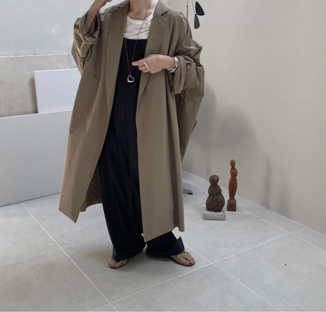 安い 通販レディース - argue☆ESSENTIAL WIDE OVER TRENCH COAT☆