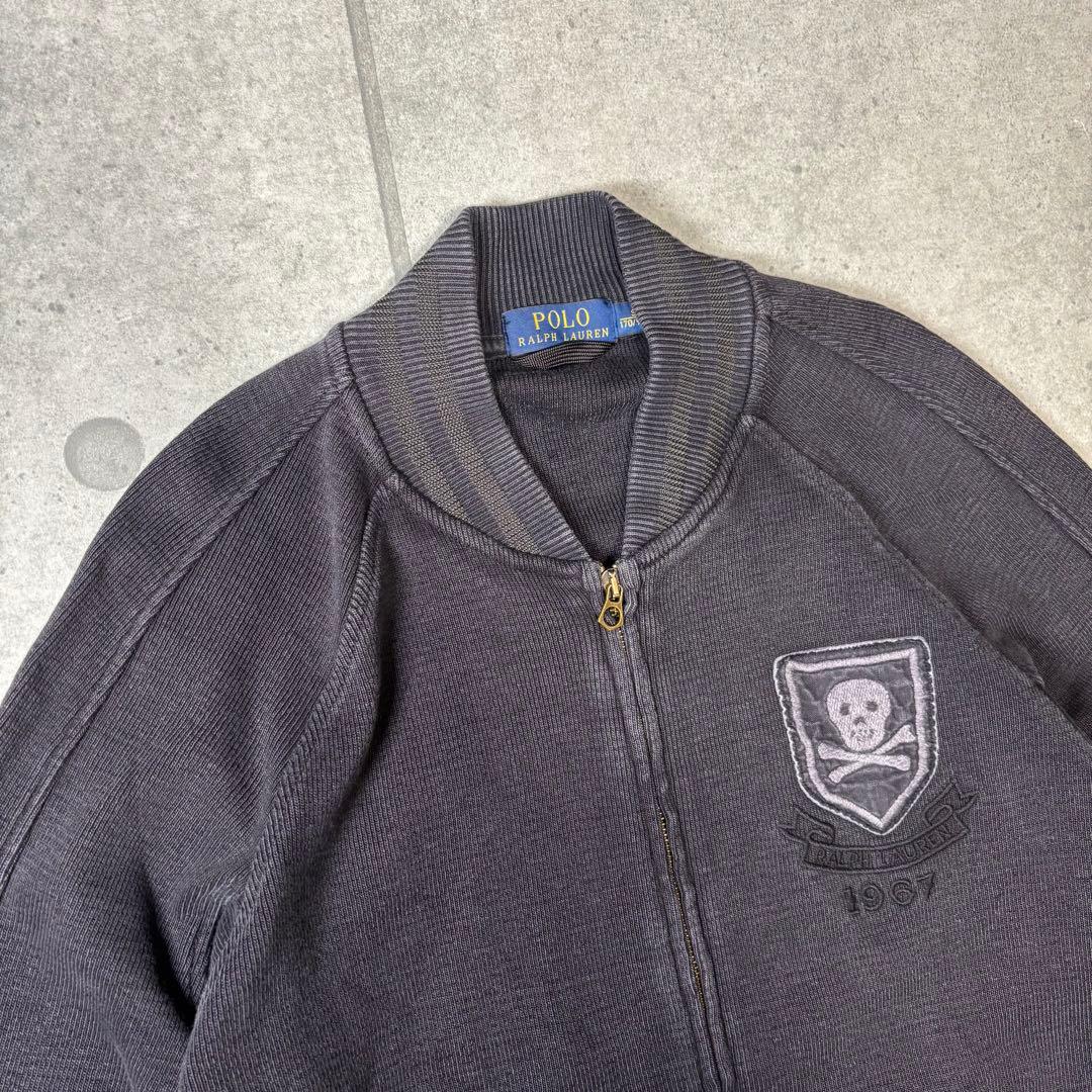 ラルフローレン MA-1 ボンバージャケット スカル RUGBY 刺繍 ベル型