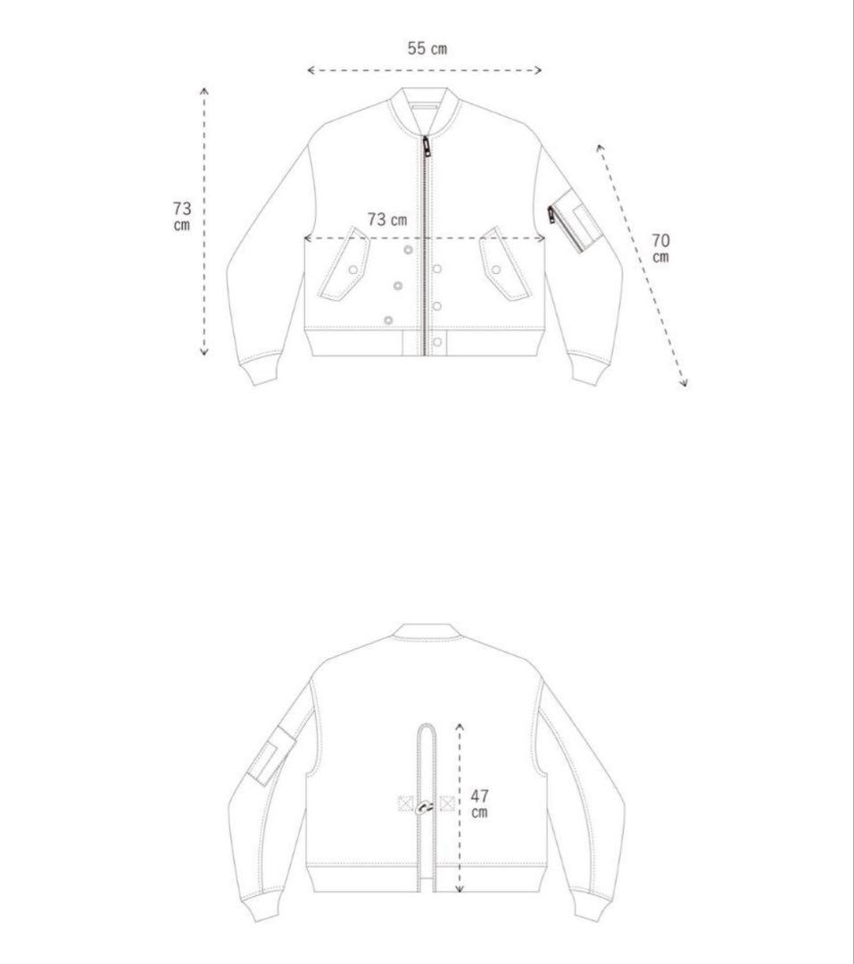 m.u × PRE_KIMONO MA-1 japoness - メルカリ