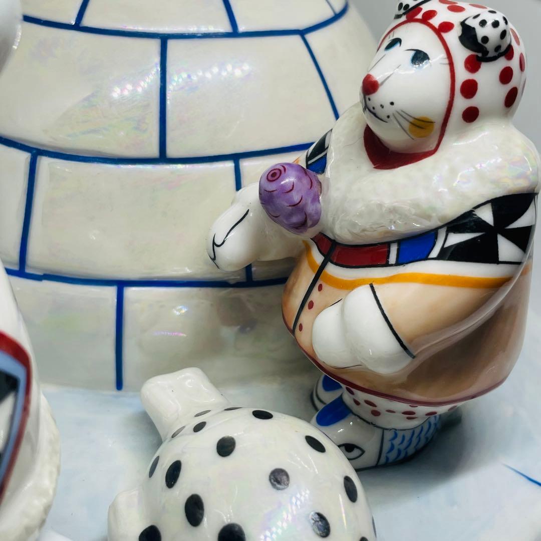 廃盤品 ビレロイ&ボッホ グリーンランドイグルー 北極 動物 フィギュ