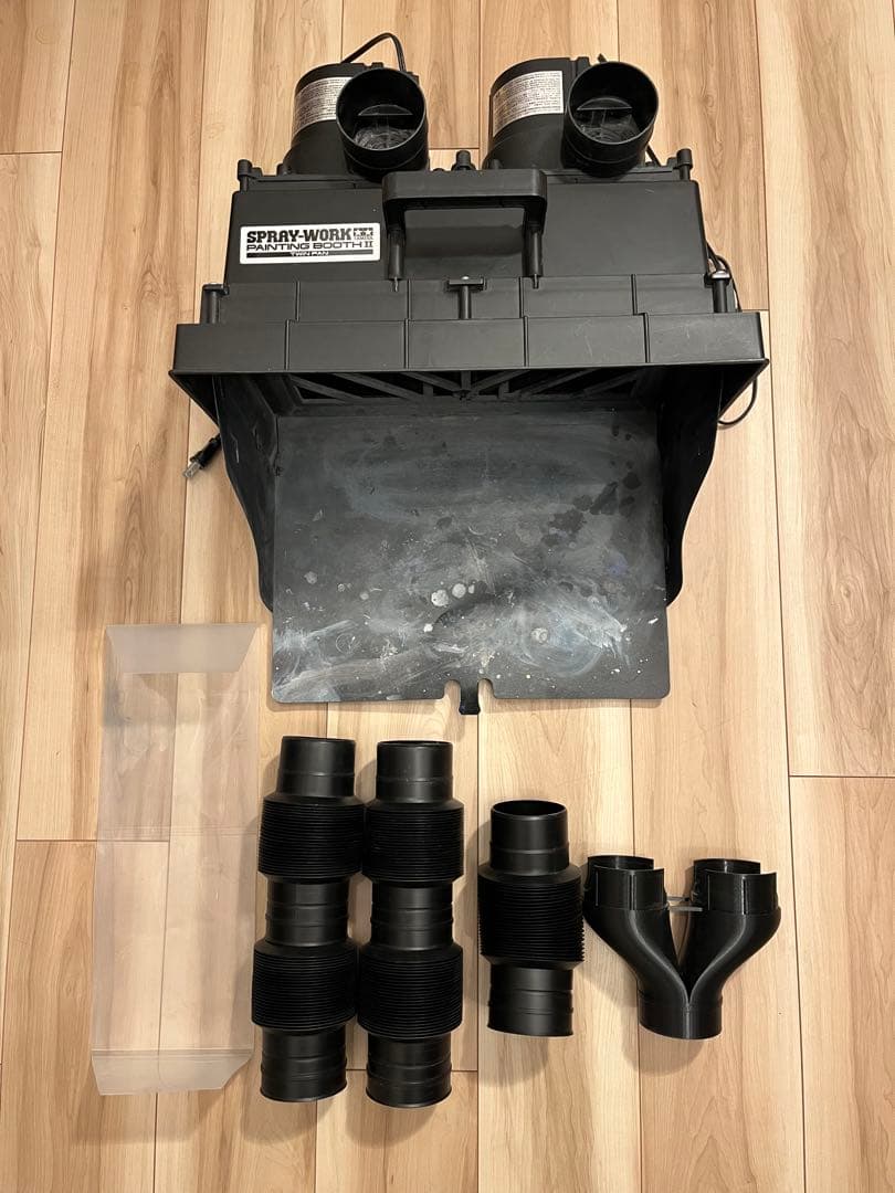 タミヤ ペインティングブースII ツインファン スプレーワーク ペインティングブースII（ツインファン）: ツール