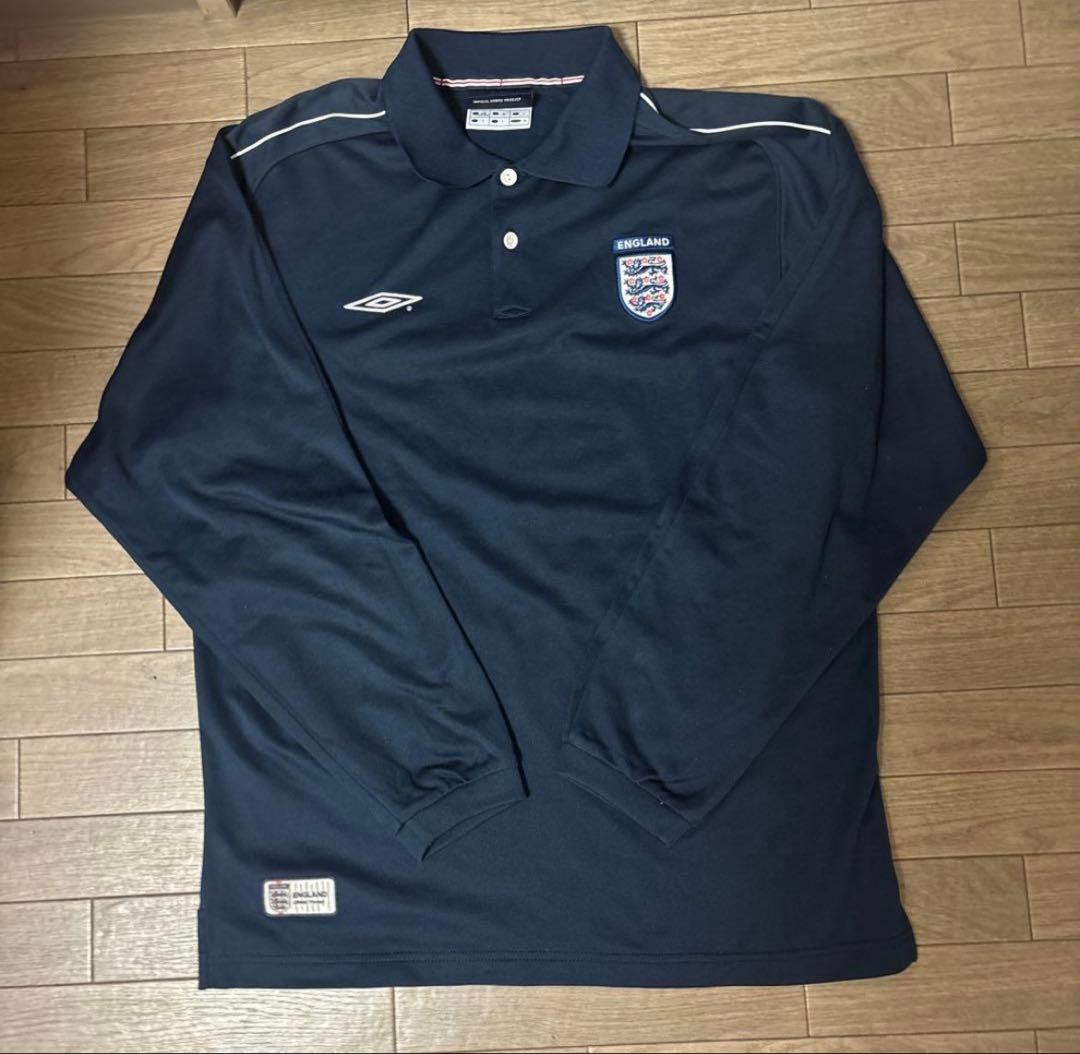 アンブロ イングランド代表 ロングスリーブポロシャツ - メルカリ
