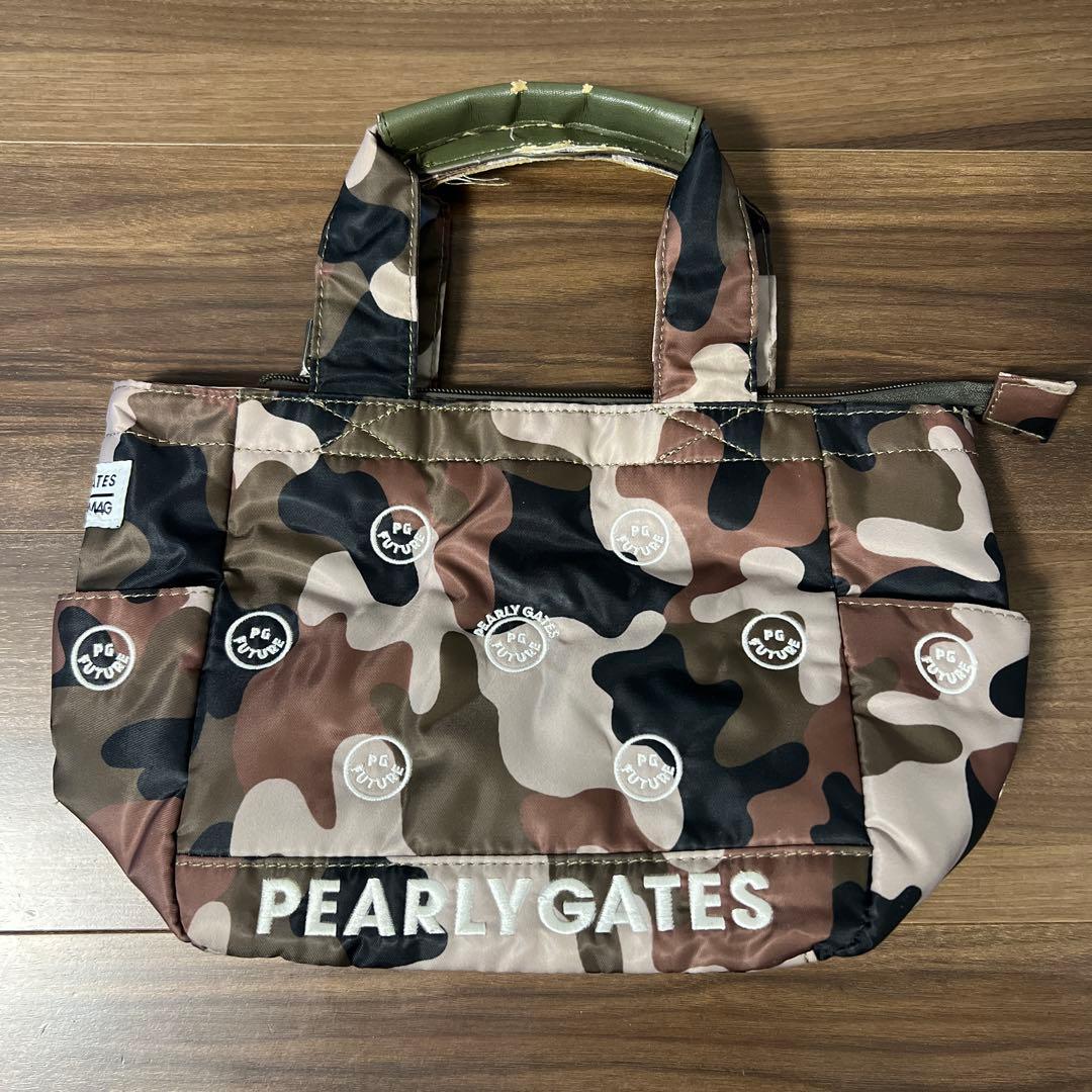PEARLYGATES！迷彩柄のハンドバッグ！ - メルカリ