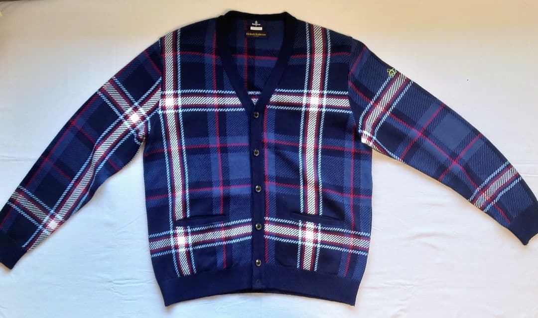 マンシング キンロック アンダーソン タータンチェック ニット
