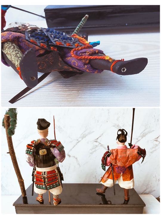 お値下げしました☆五月人形大将人形源頼朝義経⭐︎希少⭐︎昭和初期骨董