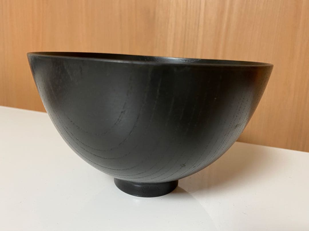 山中漆器 喜八工房 雑煮椀 ペア 欅 天然木 汁椀 漆器 フリーボウル 大