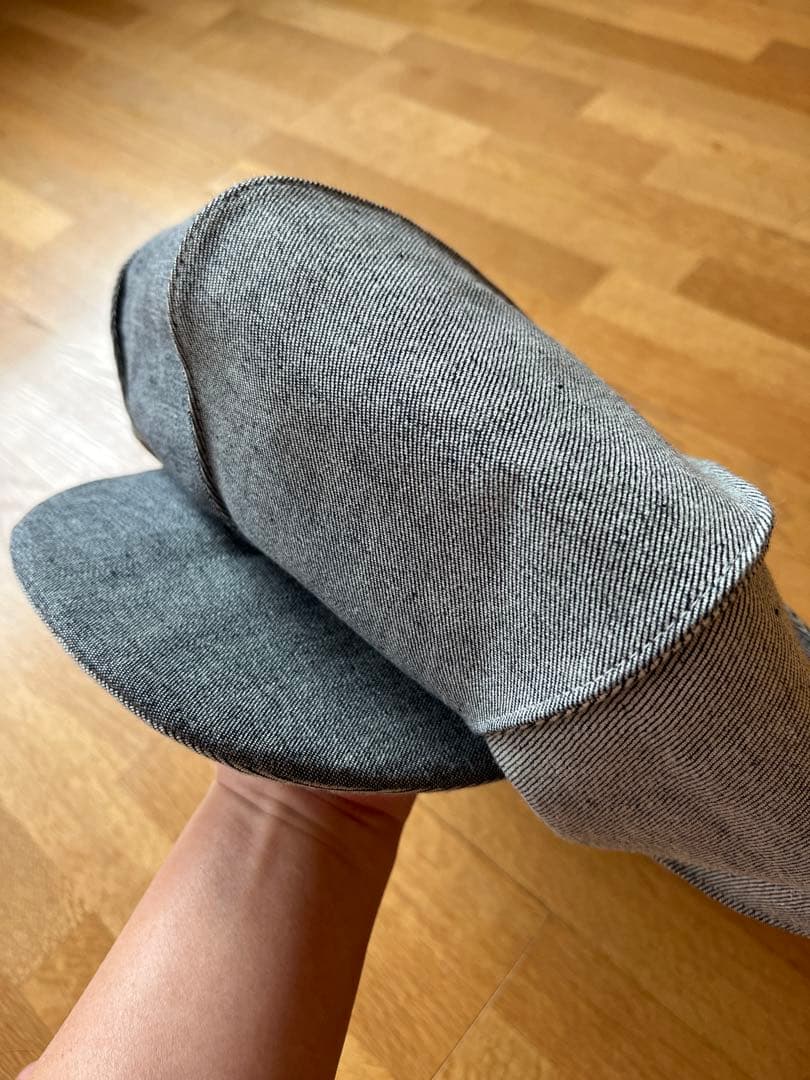 美品 オッドナンバー old number グレー デニムキャスケット