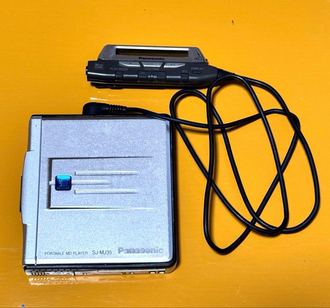 ジャンク】Panasonic ポータブルMDプレーヤー SJ-MJ35 - メルカリ