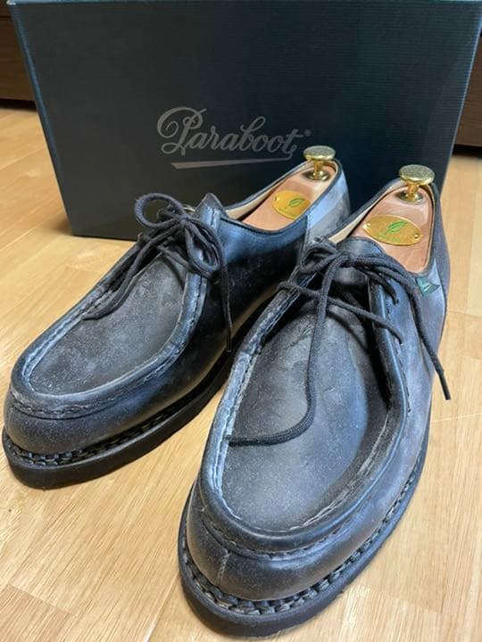 CAMPER TWINS レザー シューズ 総柄 プリント 黒 39 本物