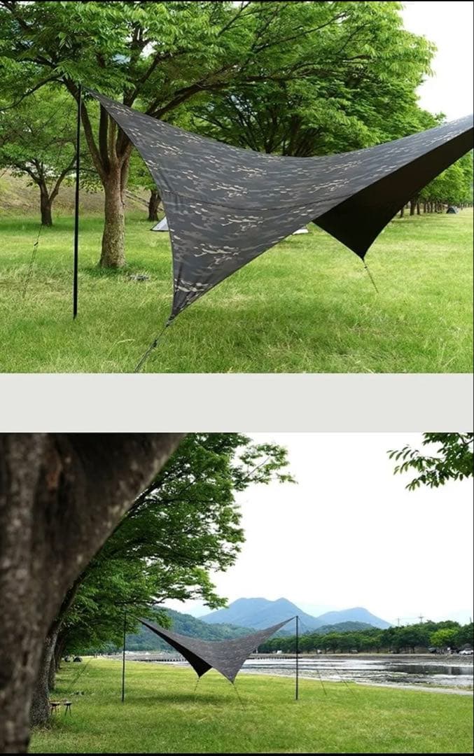 URBAN FOREST】WINGBLACKMULTI CAM TARPセット