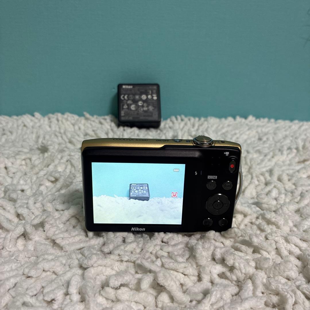 Nikon COOLPIX S3300 ニコン ゴールド 動作確認済 人気カラー - メルカリ