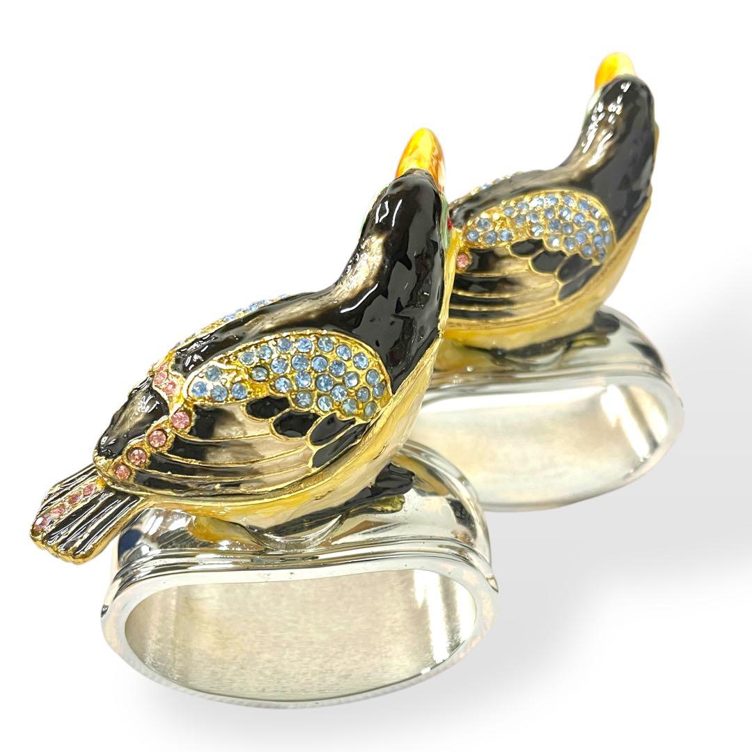 R*9様 【入手困難】Hans Turnwald 鳥のナプキンリング 8P - メルカリ