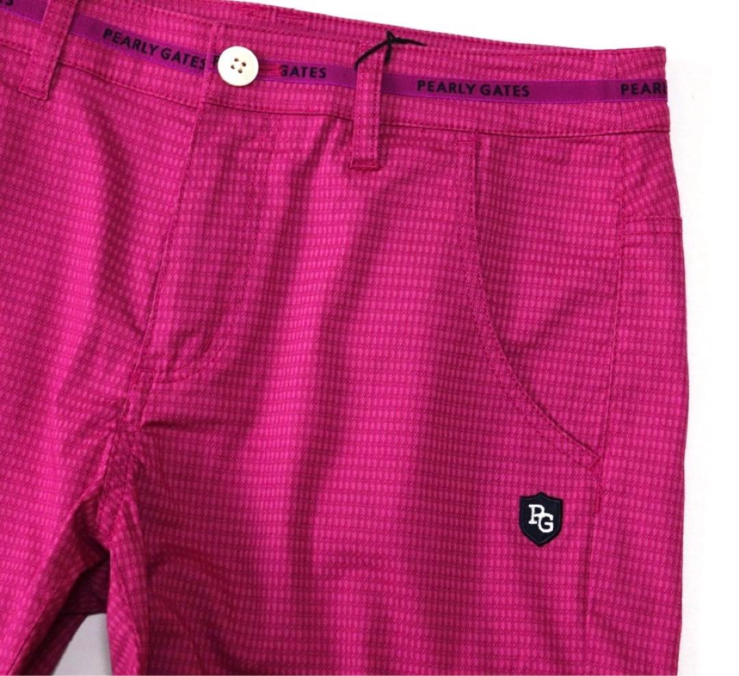 《パーリーゲイツ》新品 ティー付き ストレッチショートパンツ 1(W74)