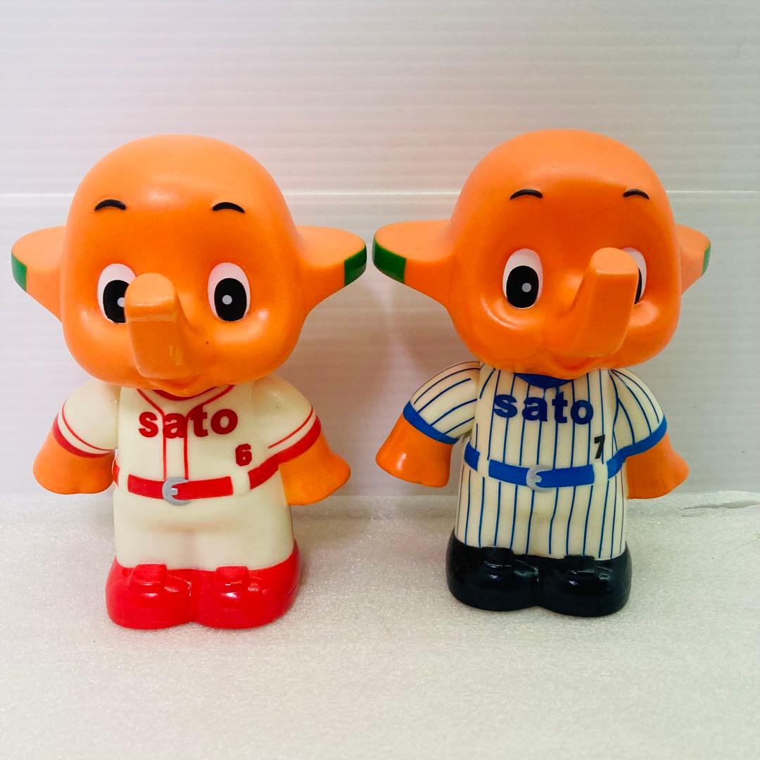 2種セット】佐藤製薬 サトちゃん 貯金箱 コインバンク 野球