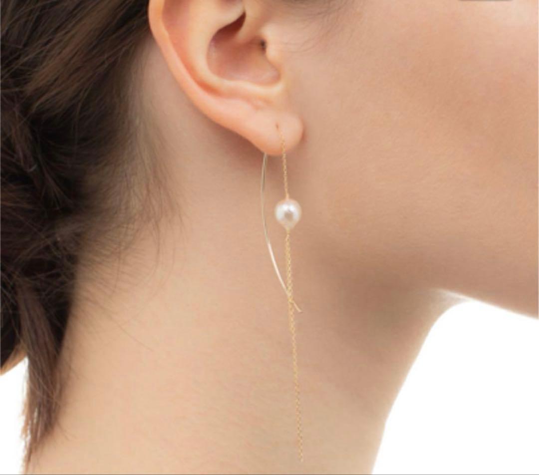 hirotaka 片耳 akoya pearl ピアス Hirotaka/ヒロタカ HONEY ANT Diamond akoya pearl（ピアス（片耳用