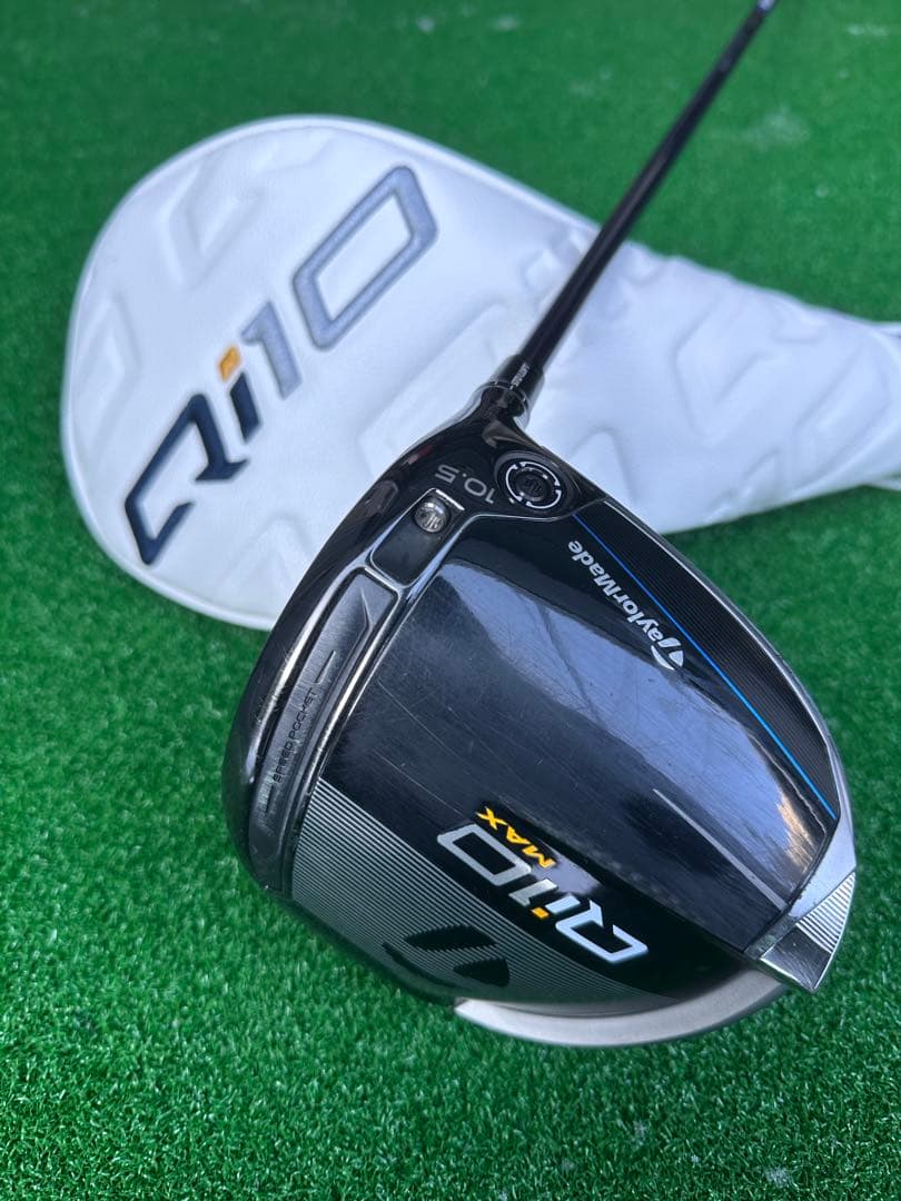 TaylorMade Qi10 MAXドライバー 10.5度 ヘッドカバー付き TaylorMade（テーラーメイド） Qi10 MAX ドライバーヘッド単品＋