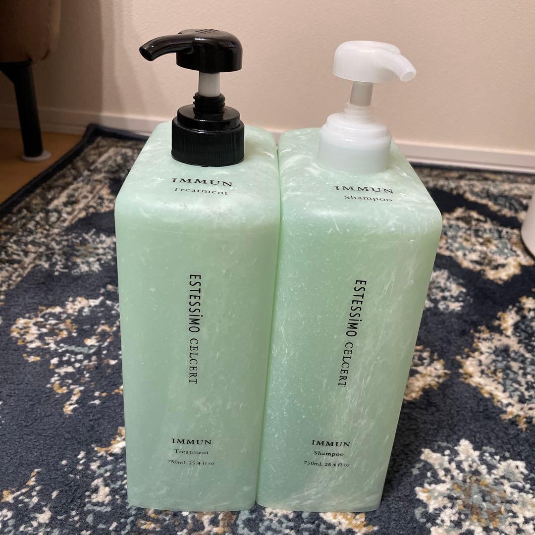 エステシモ☆セルサート☆イミュン シャンプー、トリートメントボトル