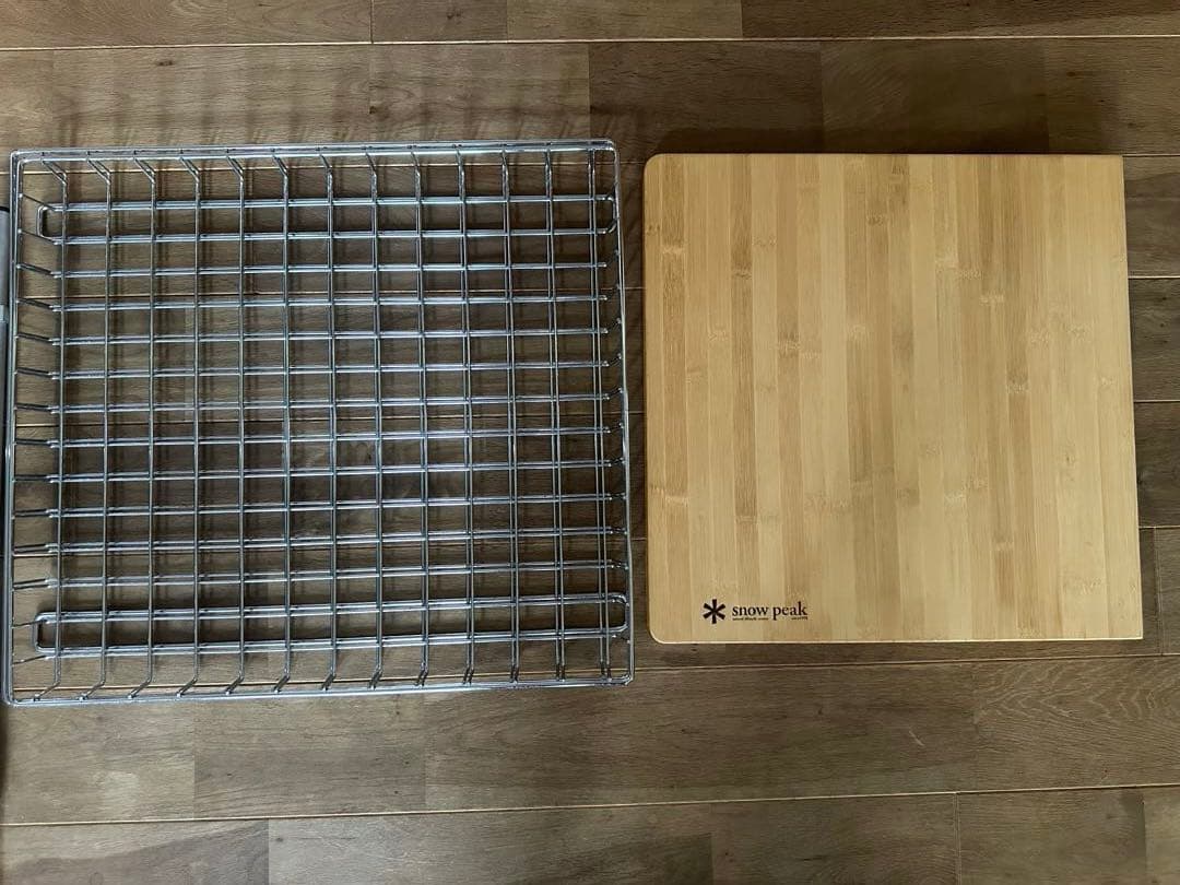 廃盤】snow peak フィールドキッチンテーブル ガビングフレーム付き