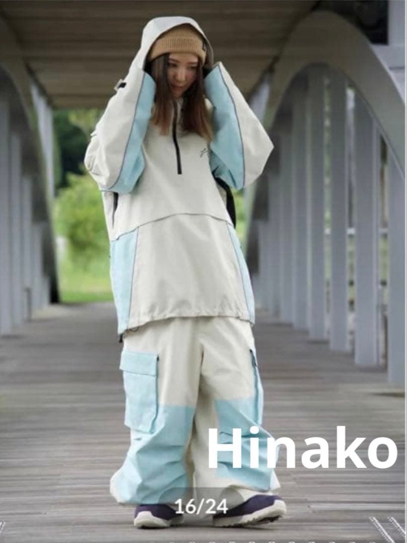 TaoTechタオテック Hinakoコラボ スノボウェア 多機能 M
