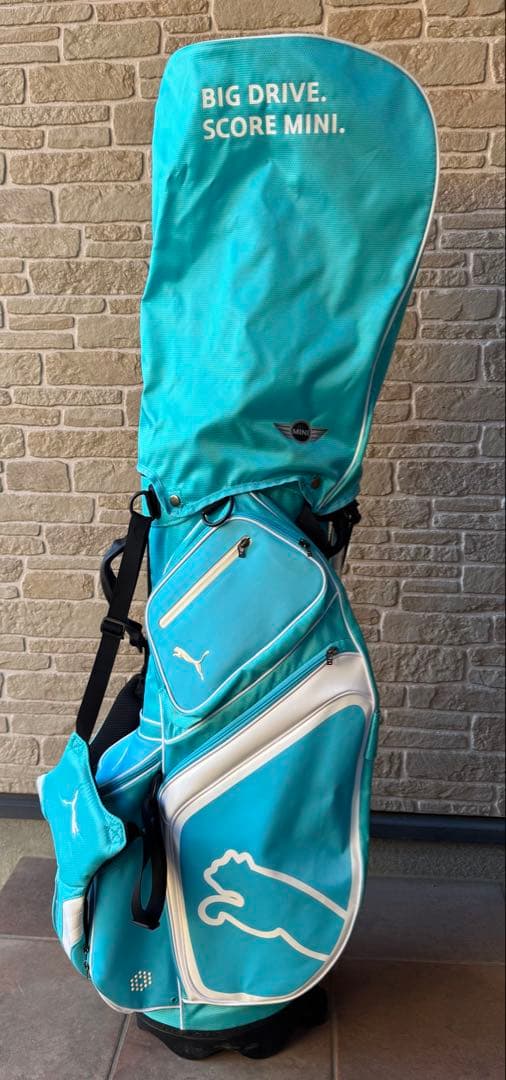 希少 美品 ミニ×プーマ コラボ スタンド式 キャディバッグ