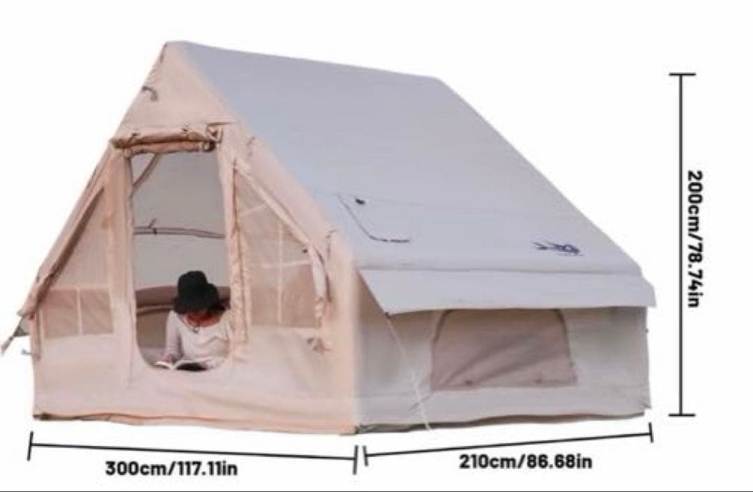 美品】pakicetus 6.3 M²インフレータブル - テント・タープ高 品質