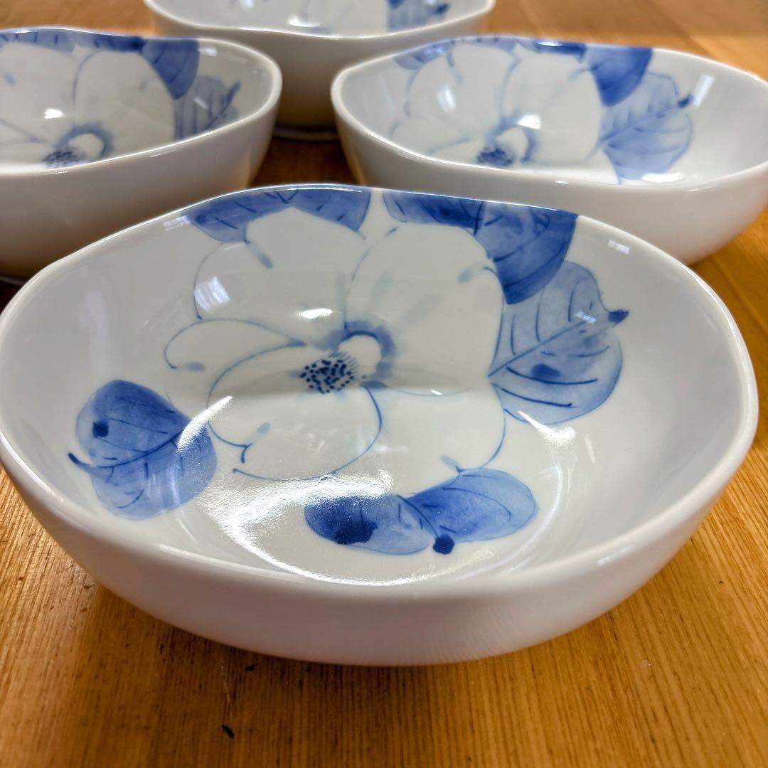 九谷焼　紅椿窯　南恵子　4.8号小鉢　いっぷく碗