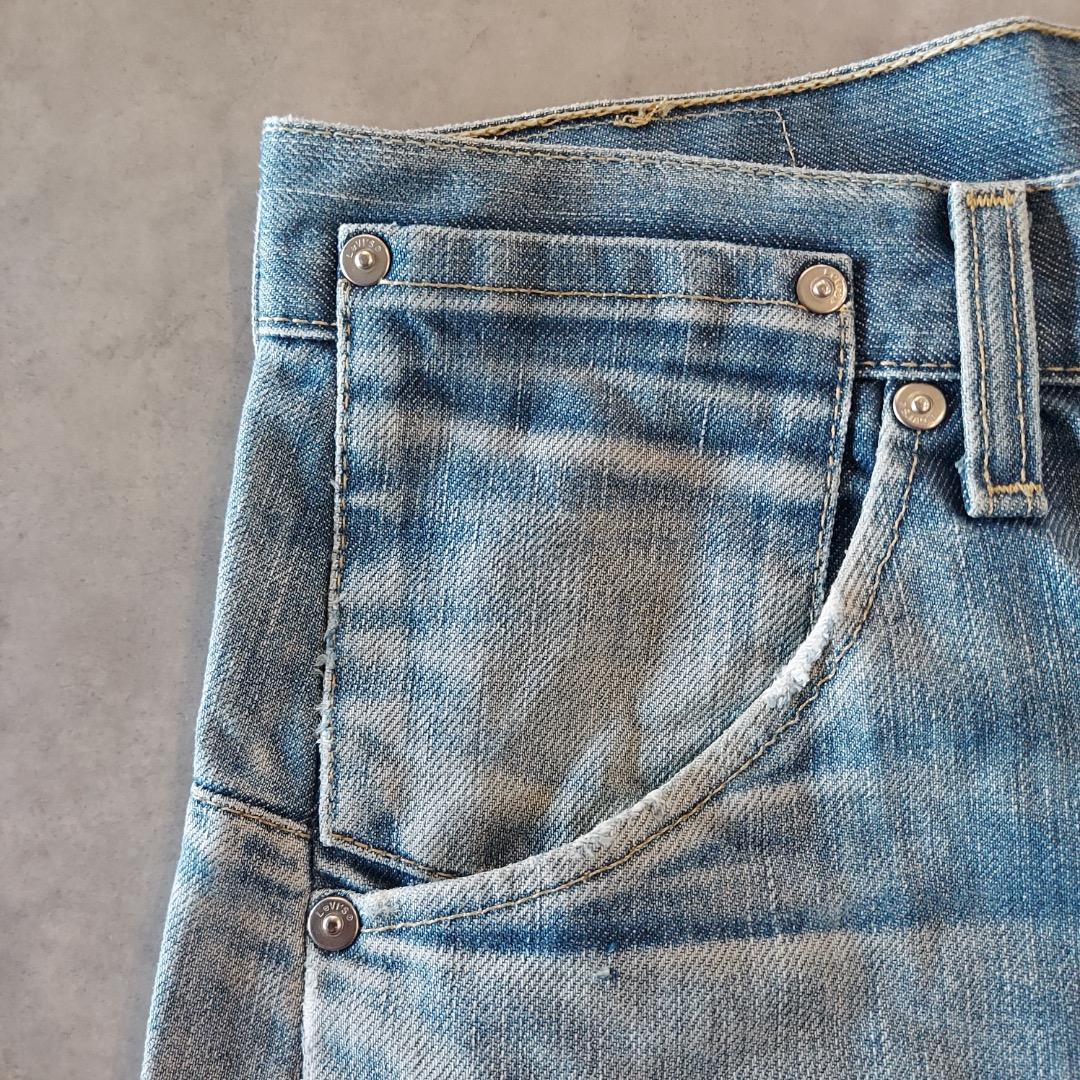 リーバイス エンジニアード ジーンズ W28 00s 青 古着 立体 18672